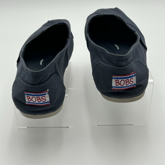 BOBS by SKECHERS Peace & Love Navy Flats Sz 9.5W Memory Foam W/Box Style 33645 - Picture 3 of 8